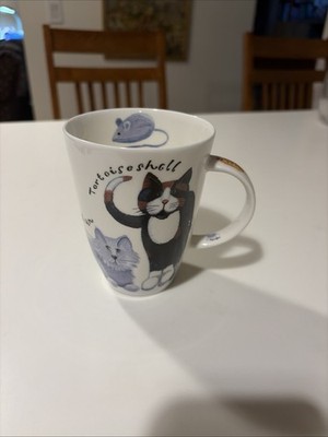Roy Kirkham Whiskers Cat Mug Fine Bone China Cup England Angora Manx Persian