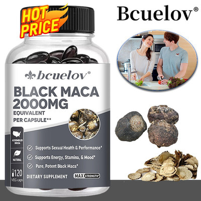 Maca Root Capsules 2000mg - Rejuvenate -Enhance Active Life-Strength+Performance