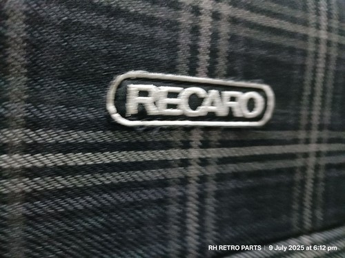 RECARO LX B JDM Pair Reupholstered Retro Classic design Black Lather - Picture 6 of 15