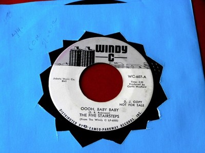 SOUL~ FIVE STAIRSTEPS~OOOH BABY BABY~ RARE PROMO~ VG++~ THE GIRL I LOVE~ WINDY C