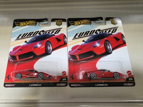 Hot Wheels Premium 2025 - Euro Speed 'LaFerrari' - Échelle 1:64 - Rouge - Boîte Non Ouverte
