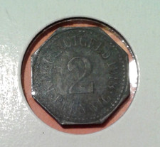 Germany Notgeld 2 Pfennig coin 1918.
