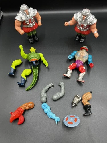 Vintage 80's He Man Masters Of The Universe MOTU Figures & Extra parts