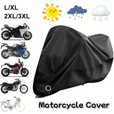 Motorcycle Cover Waterproof Rain and Dust UV Cover Dustproof UV Protective