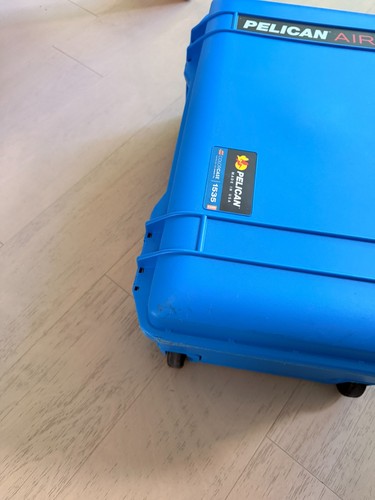 ColorCase Pelican Air 1535 Carry-on Case Electric Blue - Medium Size Waterproof - Picture 2 of 9