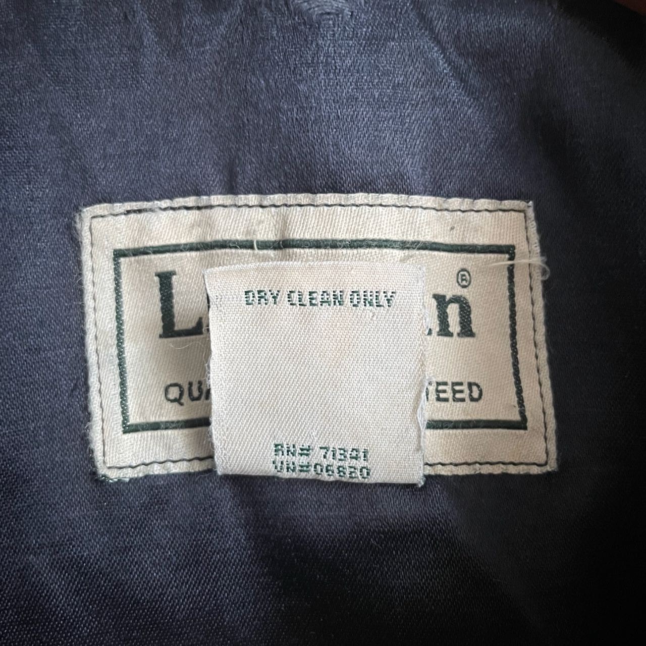 Vtg L.L.Bean Men Navy Coat Sterlingwear of Boston Anchor Collection Tall XL USA