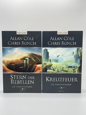 2x Bücher die Sten-Chroniken Allan Cole und Chris Bunch | Taschenbuch Fantasy