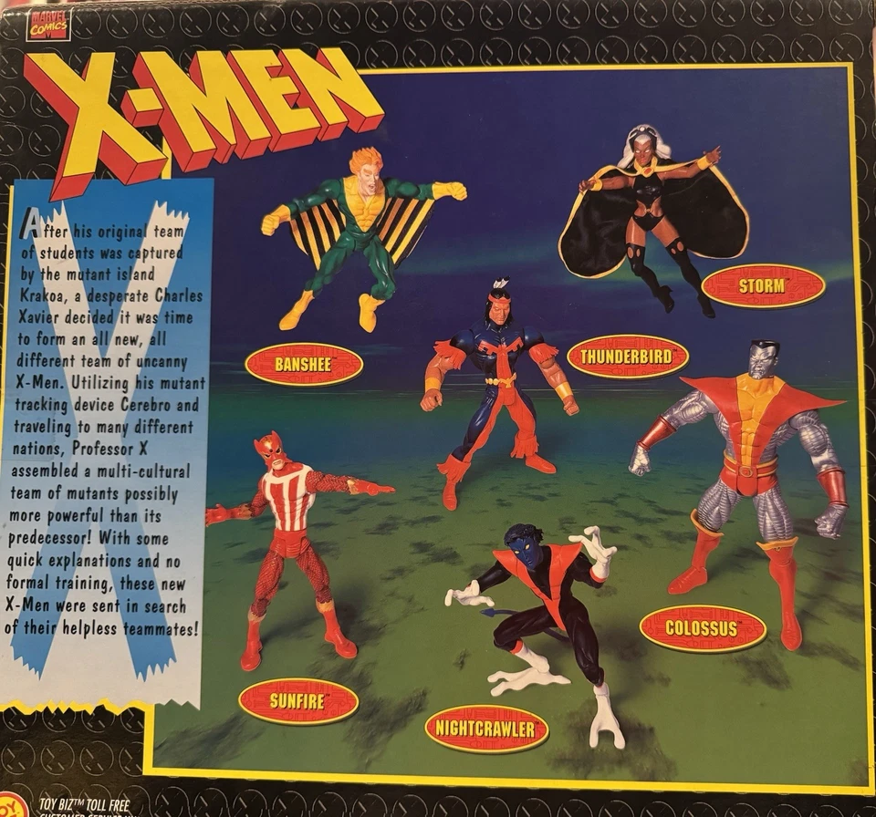 Juego de 6 figuras vintage Toy Biz 1998 edición coleccionista Marvel tamaño gigante X-MEN Foto 3 de 4