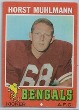 1971 Topps #49 Horst Muhlmann Rookie Card VG/VGEX