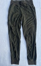 Lululemon Dance Studio Mid-Rise Jogger Pants Womens Size 6 Olive Green