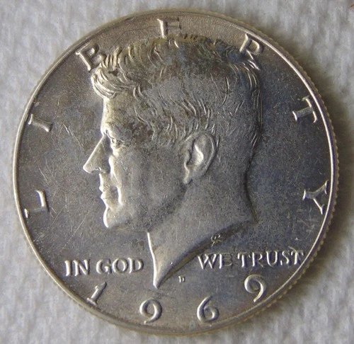 1969 D Kennedy 50C Silver Half Dollar NICE UNCIRCULATED COIN, SWEET!