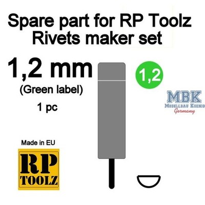 RP TOOLZ RP-RV-SP12 Rivets maker set - Spare part 1,2mm