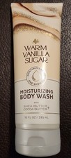 New Bath  Body Works - "WARM VANILLA SUGAR" - Moisturizing Body Wash - 10 oz