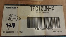 Box of 9 Panduit Pan-way TFC10WH-X Tee Fitting Covers