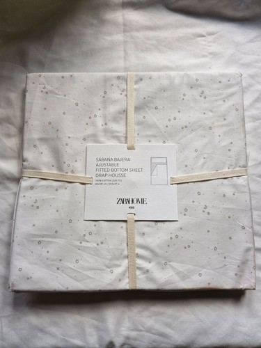 Zara Home Kinderbett Spannbettlaken Bettwäsche Bett 60 x 120 cm 100% Baumwolle 200 TC NEU - Bild 2 von 3