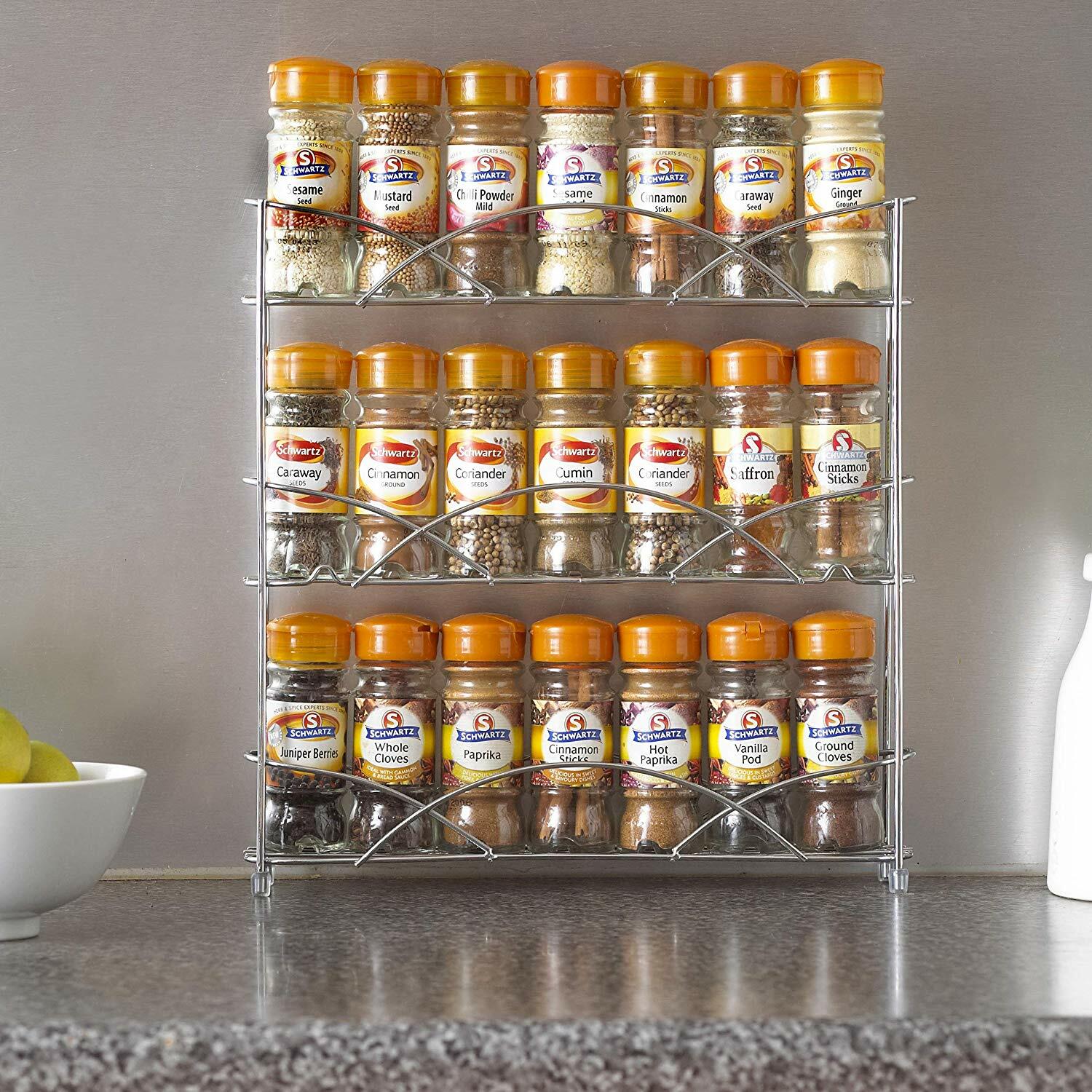 Armario de almacenamiento de cocina Neo mesa de 3 niveles soporte para tarro de especias independiente