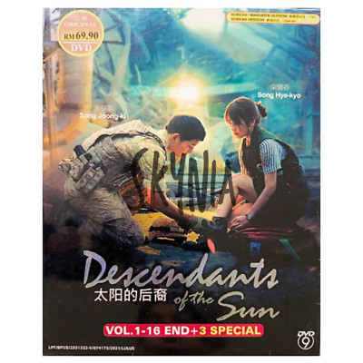 Korean Drama Series DVD Descendants Of The Sun (1-16 End) +3 Special English Sub