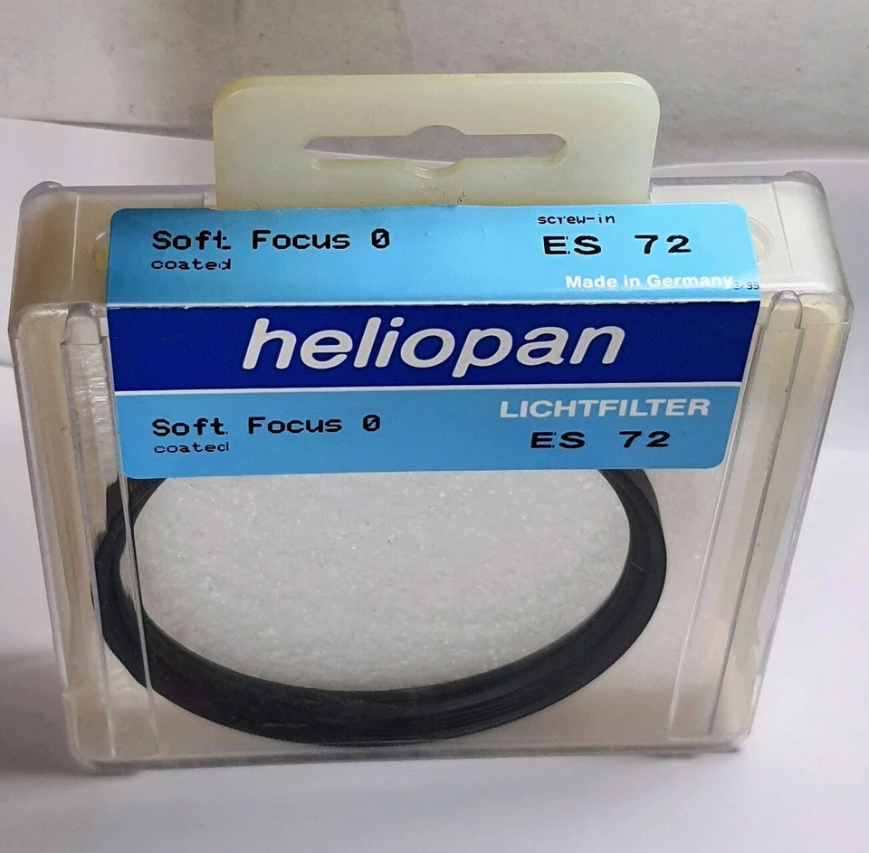 Heliopan 72mm Soft Focus 0 WZ-Duto 0 Coated Glass Lens Filter ES-72 72 mm German - Image 2 of 4