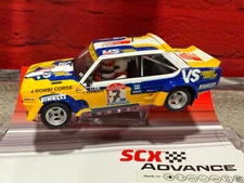 SCX 1/32 Scale Analog Abarth 131 - M. Alen w/lights  U10499X300 in Advance case