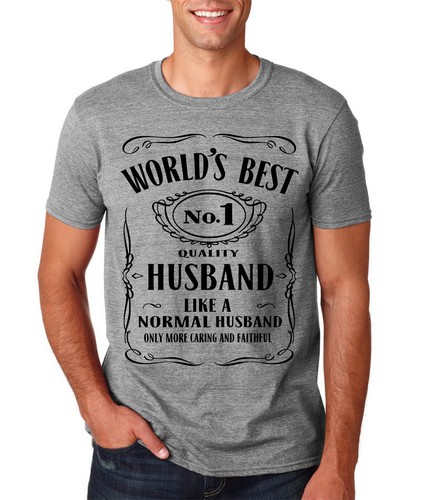 World Best Husband No 1 Mens T shirt 