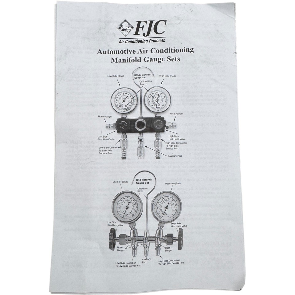 Fjc 6011 Fjc R134 Manual Coupler Set Ccd | Meses Sin Interés - Foto 3