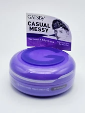 [US Seller] Mandom Gatsby Moving Rubber Hair Styling Wax # Wild Shake 2.8oz New