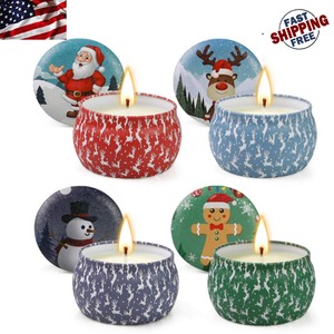 Scented Candles Christmas Gift Set Of 4 Gifts For Women Birthday Home Decoration Ebay