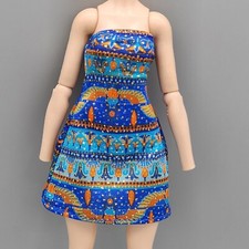 MONSTER HIGH MONSTER BALL CLEO DE NILE BLUE EGYPTIAN DRESS STRAPLESS DOLL CLOTHS