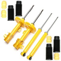 TA Sport-StoßDÄMpfer GAS 4X Vorne Hinten + 4X Staubschutz Mito Punto Corsa D