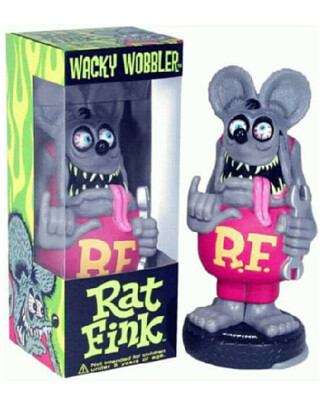 RAT FINK grey colour bobble-head figure Funko Wacky Wobbler | eBay