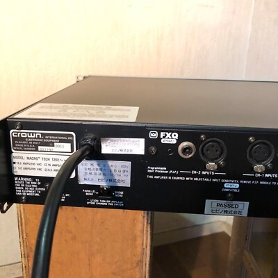 AMCRON MACRO-TECH Series 1201 Power Amplifier Audio AMCRON MACRO-TECH Series 1201 Power Amplifier Audio