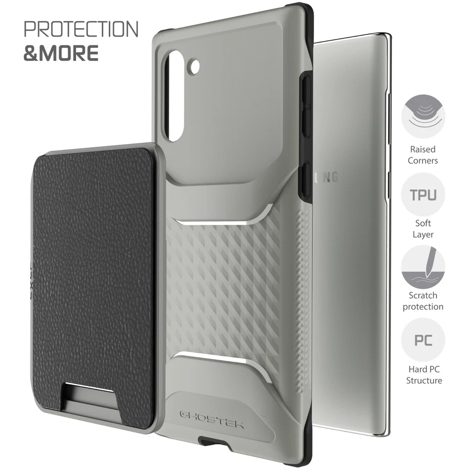 Wallet Galaxy Note 10, Note 10 Plus Case with Card Holder Magnetic Ghostek Exec - Image 4 of 4