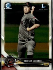 2018 Bowman Chrome Jackson Goddard Arizona Diamondbacks #BDC147  4 Card Lot
