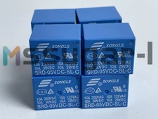 10pcs SRD-05VDC-SL-C 5V DC SONGLE Power Relay SRD-05VDC-SL-C PCB Type brand new