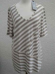 Seeyou 95€ sand Gestreift 64 Uvp By Creme Neu Biggi M TShirt AR54jL
