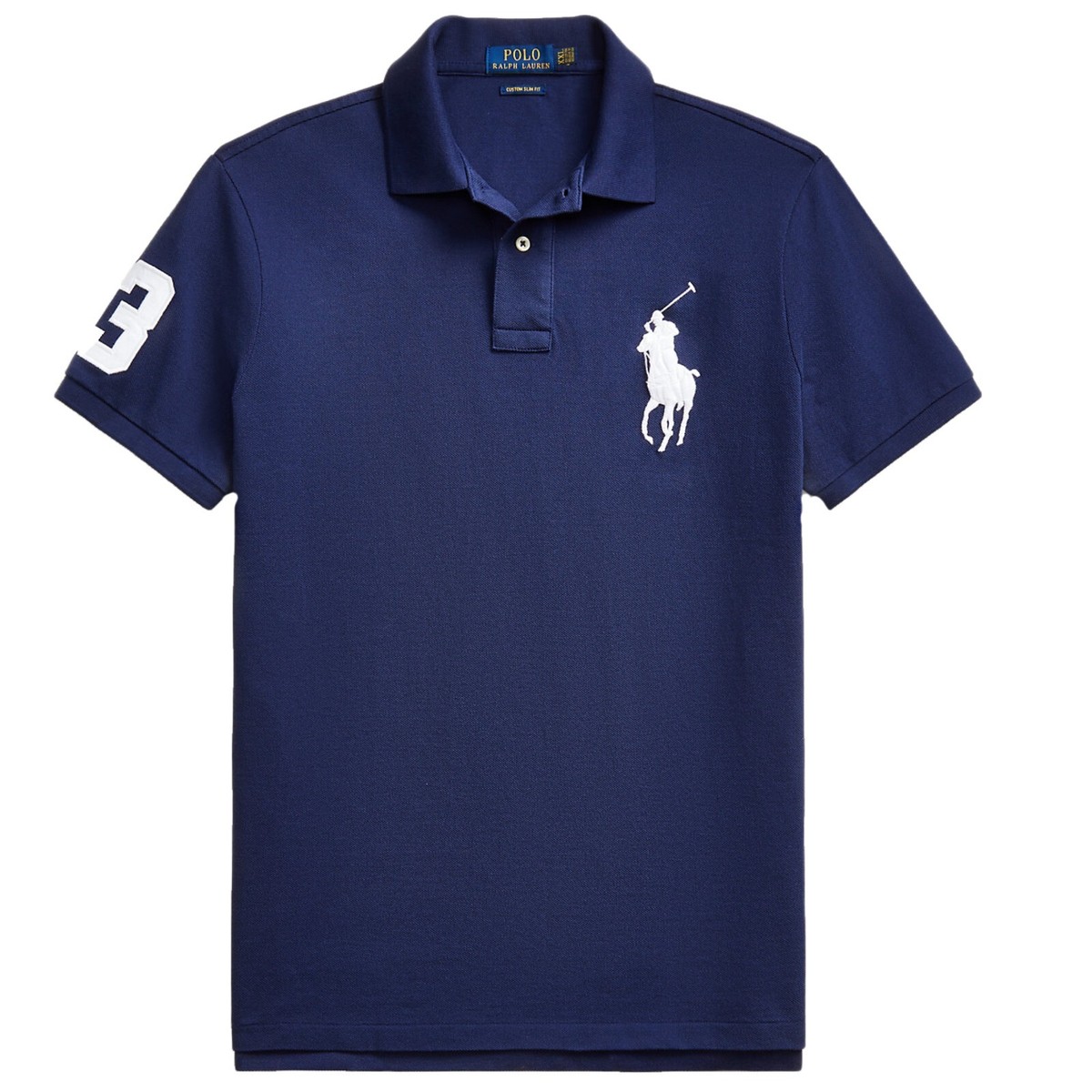 Polo by Ralph Lauren ビッグポニー ポロシャツ ネイビー M NWT - POLO RALPH LAUREN Mens Big Pony Custom Slim Fit Polo Shirt