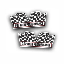 302 HIGH PERFORMANCE engine AIR CLEANER DECAL Fits Chevrolet Chevy Z28 Camaro 2X