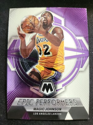MAGIC JOHNSON のウルトラレアカード！ 2022-23 Mosaic Magic Johnson EPIC PERFORMERS Card #14 | eBay