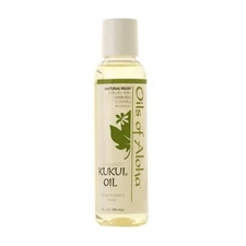 Oils of Aloha Hawaiian Kukui Nut Oil (Fragrance Free) - 4 Ounces
