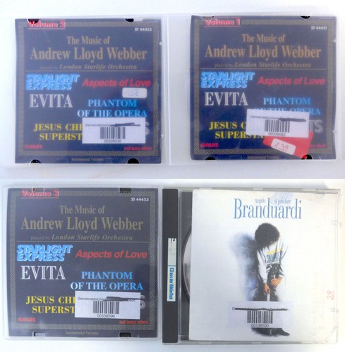 The Music of Andrew Lloyd Webber Orchestra Vol.1,2,3 / Angelo Branduardi