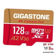 【5-Years Data Recovery】 128GB Micro SD Card, 4K Video Recording for GoPro,