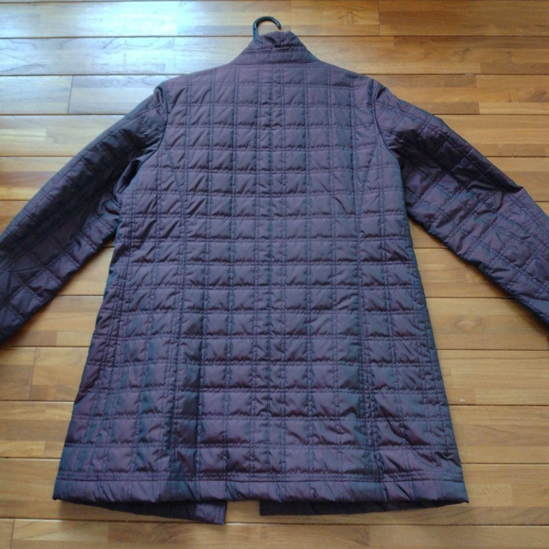 Rare Burberry London Down Coat US Size S Padded Quilted Black Women Authentic image 2