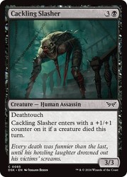 Cackling Slasher #85 Duskmourn: House of Horror Common MTG