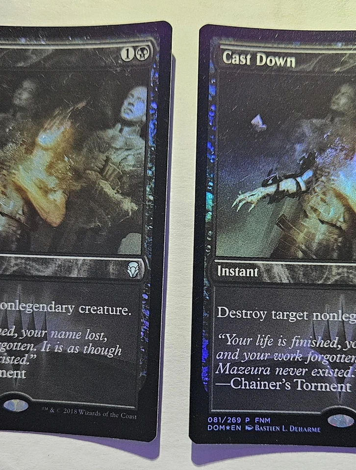 x2 Cast Down - Foil - MTG Dominaria - Uncommon ⚔️B&B - Image 4 of 4