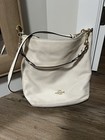 Coach Large White Leather Purse