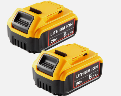 #ad 2Pack For DeWalt 20V 20 Volt Max XR 8.0AH Lithium Ion Battery DCB200 DCB207 $29.91