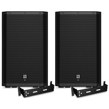 ElectroVoice ZLX15P G2 Powered Speaker Pair With Wall Brackets