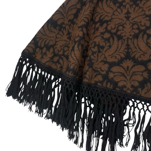 Lanart Alpaca Wool Cape Shawl Womens Sz-OSFM Button Poncho Handcrafted Luxury - Picture 11 of 13