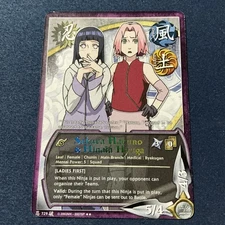 Naruto CCG, Sakura Haruno & Hinata Hyuga, 729, 1st Edition, LP
