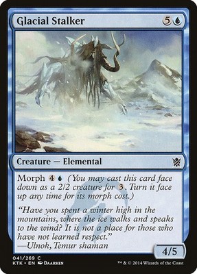 Glacial Stalker (041) Khans of Tarkir KTK MTG Magic